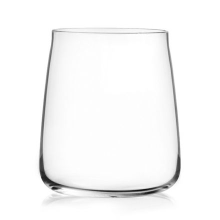 Tumbler Water Glasses Set Eco Crystal Minimal 12 Pcs - Primordio Viadurini