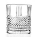 Low Tumbler Glasses Set in Decorated Eco Crystal 12 Pcs - Lively