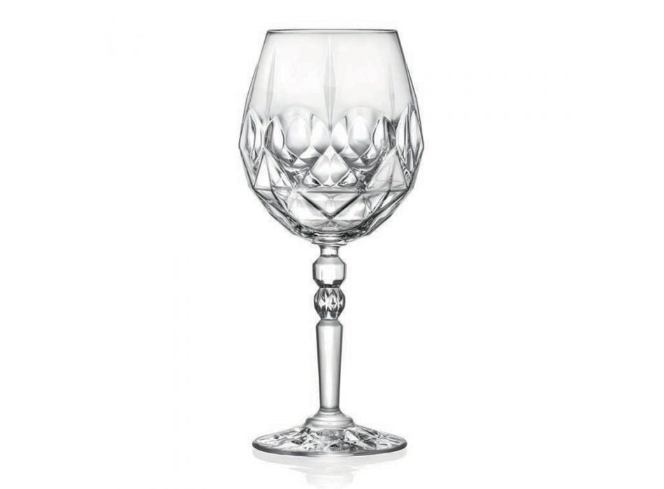 Aperitif Glass Service in Italian Ecological Crystal