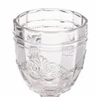 Wine Goblet Set in Transparent Glass with Arabescato Decor 12 Pcs - Screw Viadurini