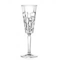 Luxury Eco Decorated Crystal Flute Goblet Set 12 Pieces - Catania