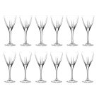 Crystal Wine Glass Set Eco Colored or Transparent 12 Pcs - Amalgam Viadurini