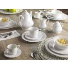 Complete Breakfast Service 22 Pieces in White Porcelain - Gimignano Viadurini