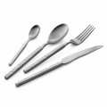 Complete Steel Cutlery Set 24 Pieces Design Made in Italy - Tricky