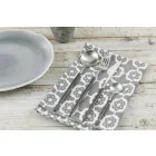 Full Service Cutlery in Black Steel Modern Design 24 Pieces - Calamo Viadurini