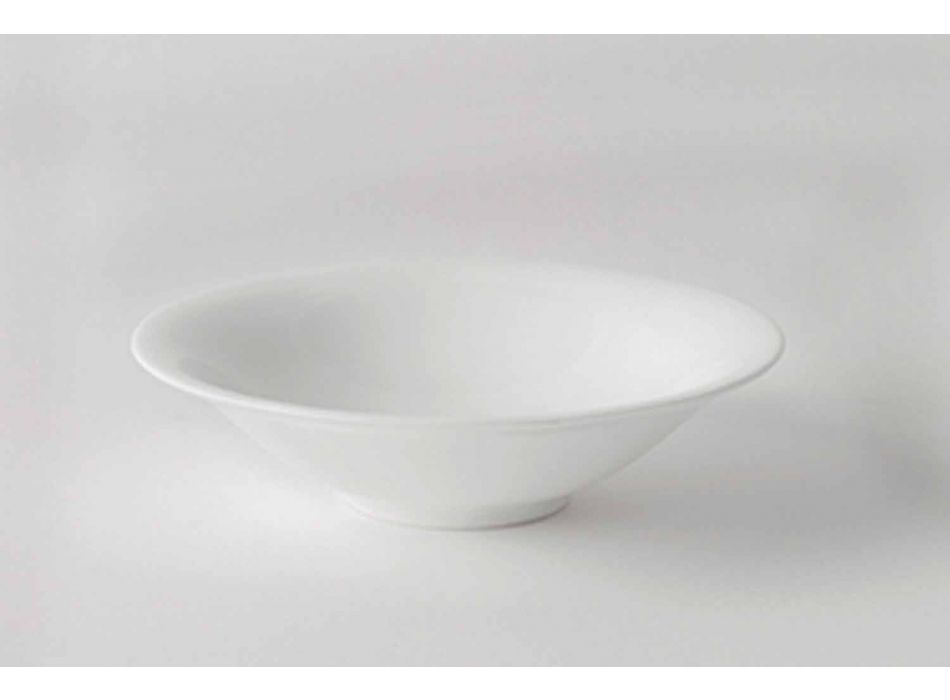 White Fruit or Ice Cream Cups Service 12 Pieces of Elegant Design - Doriana Viadurini