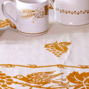 Linen Breakfast Service with Hand Crafted Single Piece - Brands
