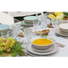 Tableware Colored Dishes Set Full 18 Pieces Design - Osteria Viadurini