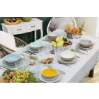 Tableware Colored Dishes Set Full 18 Pieces Design - Osteria Viadurini