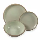 Dinnerware Set Colored Plates Full 18 Pieces Design - Osteria Viadurini