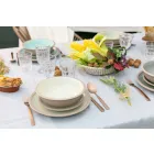 Tableware Colored Dishes Set Full 18 Pieces Design - Osteria Viadurini