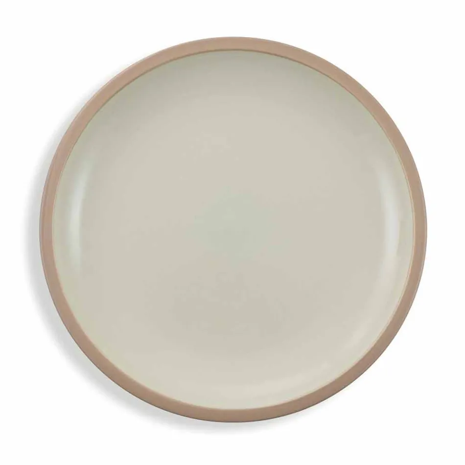 Dinnerware Set Colored Plates Full 18 Pieces Design - Osteria Viadurini