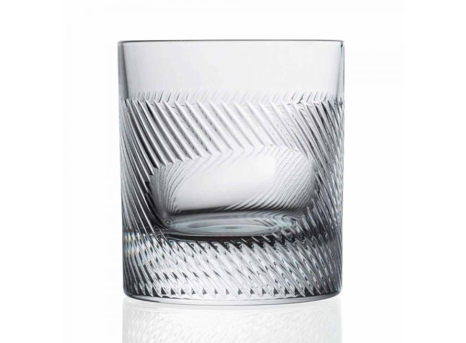 6-Piece Luxury Design Ecological Crystal Whiskey Set - Tactile