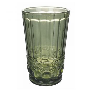 12 Piece Carved Glass Drinkware Service - Artemisia