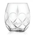 Decorated Ecological Crystal Glasses Service 12 Pieces - Bromeo