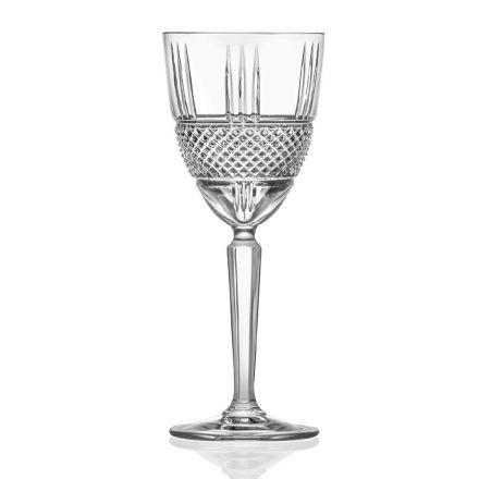 Ecological Crystal Wine or Water Goblet Service 12 Pcs - Lively Viadurini