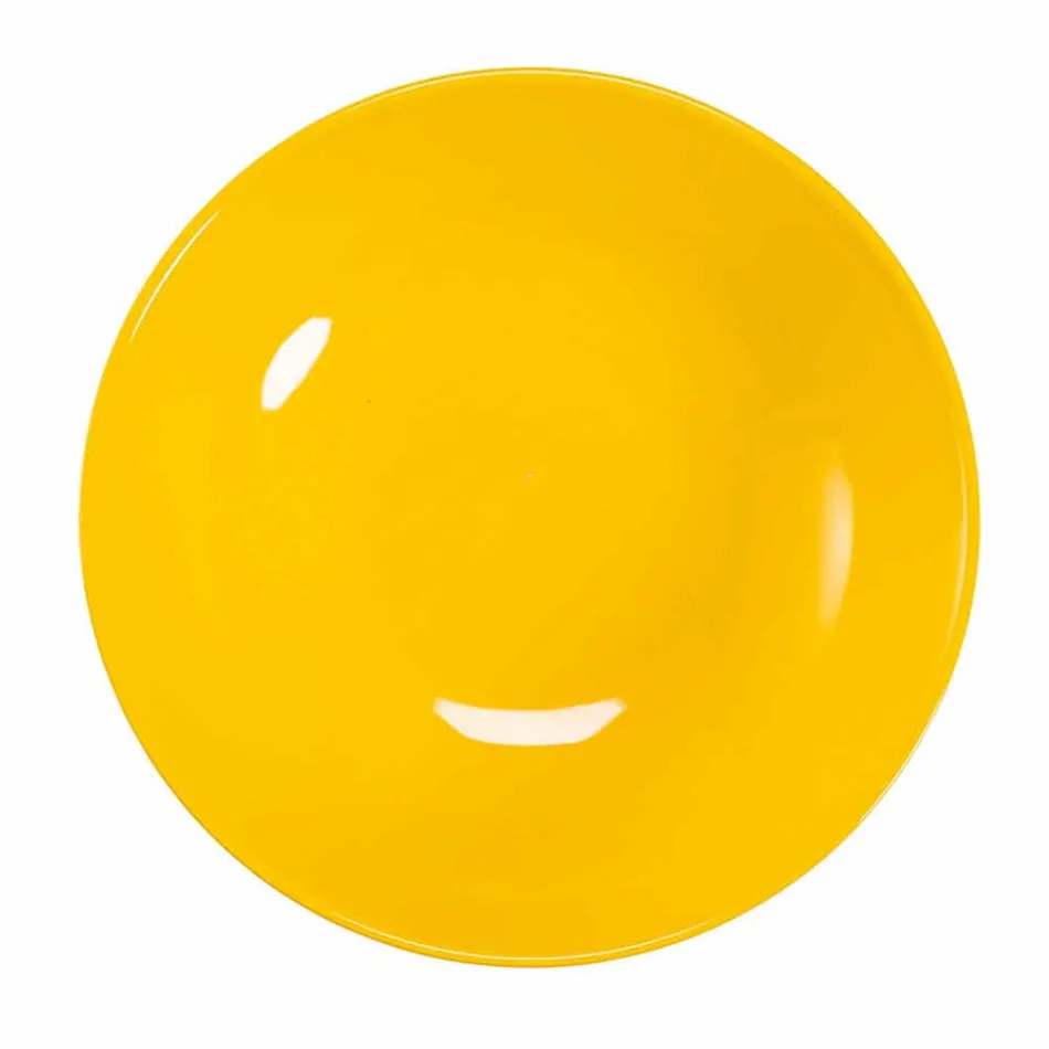 18 Piece Colored Design Porcelain and Gres Dinnerware Service - Tropycale Viadurini