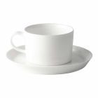 Coffee, Tea and Breakfast 30 Pieces White Porcelain Cup Service - Egle Viadurini