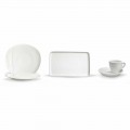 Modern Porcelain Aperitif Dishes Set 36 Pieces - Nalah