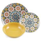 18-piece porcelain dinner service, all different from each other - Klein Viadurini