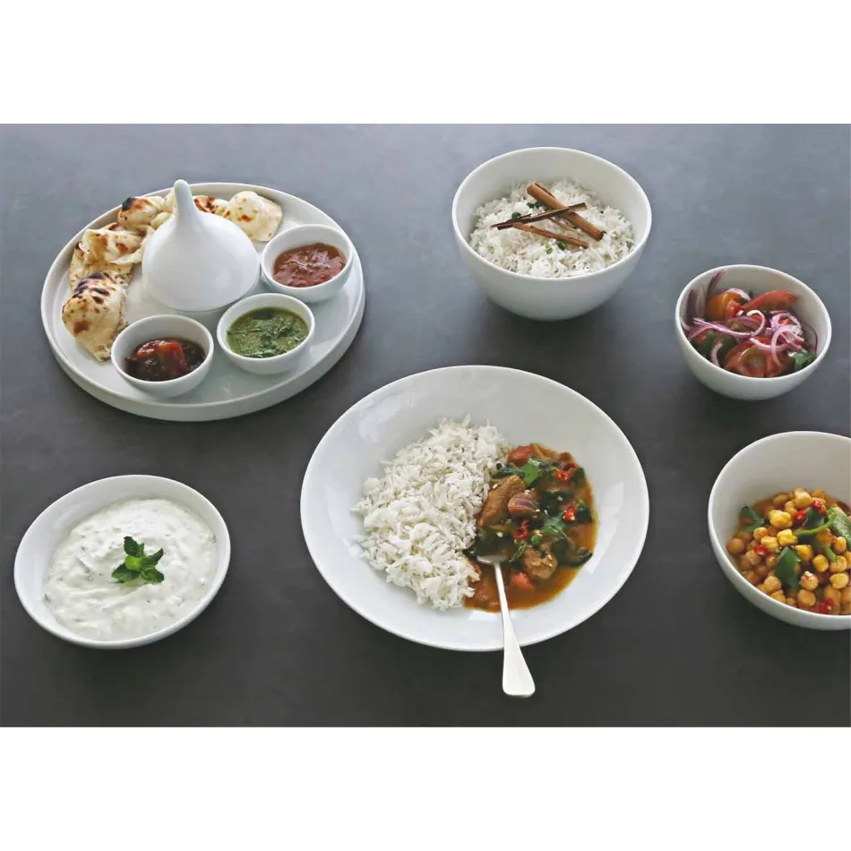 Modern Design Porcelain Aperitif Plates Set 8 Pieces - Galatino Viadurini
