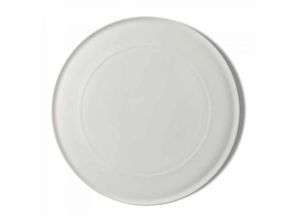 Gourmet Design Serving Dishes in White Porcelain 2 Pieces - Flavia Viadurini