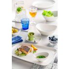 White Porcelain Serving Dishes Set 30 Pieces - Nalah Viadurini