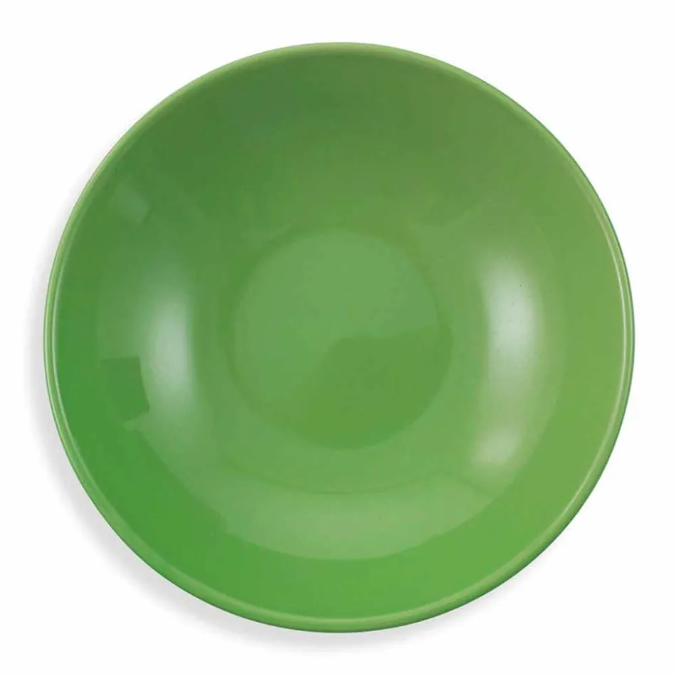 Ethnic Dishes Service in Porcelain and Colored and Modern Stoneware 18 Pieces - Fez Viadurini