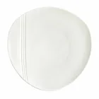 White Porcelain Dinnerware Set 23 Pieces Modern and Elegant Design - Nalah Viadurini