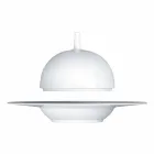 Modern and Elegant Dinner Dinner Set in Porcelain 24 Pieces - Telescope Viadurini