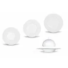 Modern and Elegant Dinner Dinner Set in Porcelain 24 Pieces - Telescope Viadurini
