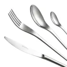 Oriental Slender Design Stainless Steel Cutlery Set 24 Pcs - Kimeno Viadurini