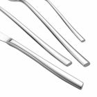 Complete Cutlery Set in Polished Stainless Steel Modern Design 24 Pieces - Sharpy Viadurini