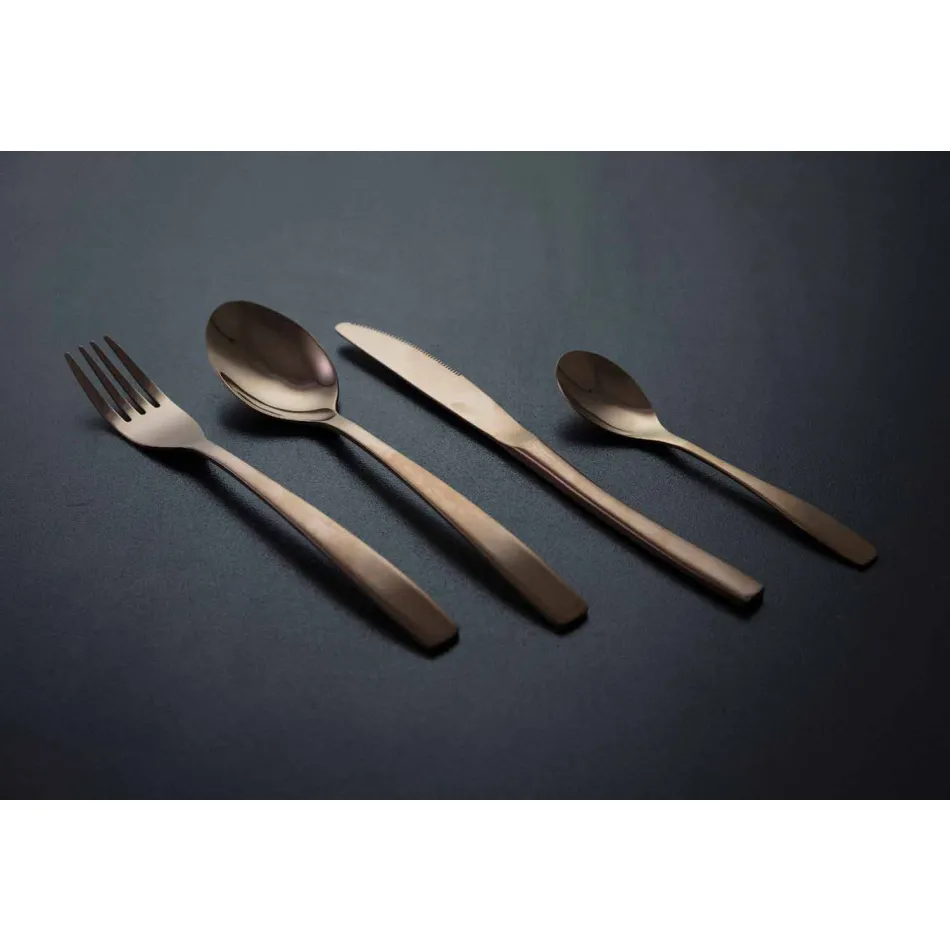 Luxury 24-Piece Stainless Steel Cutlery Set - Wisconsinpos Viadurini