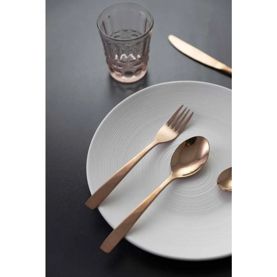 Luxury 24-Piece Stainless Steel Cutlery Set - Wisconsinpos Viadurini