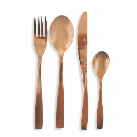 Luxury 24-Piece Stainless Steel Cutlery Set - Wisconsinpos Viadurini