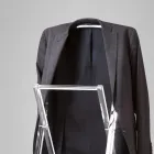 Folding Room Valet in Transparent Acrylic Crystal - Stecla Viadurini