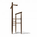 Modern valet stand in solid walnut or solid ash Made in Italy - Kora