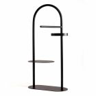 Modern valet stand in RAL painted steel of Made in Italy design - Mirello Viadurini