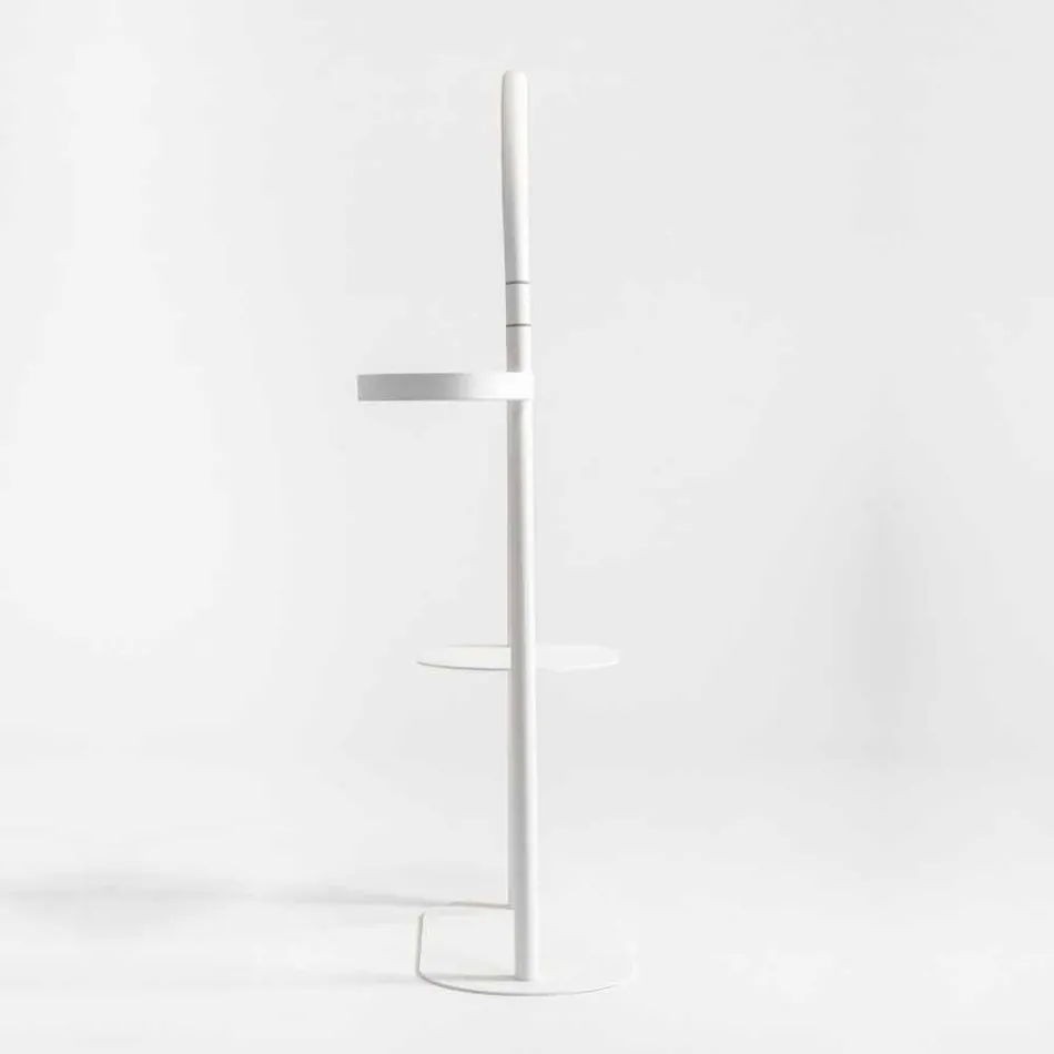 Modern valet stand in RAL painted steel of Made in Italy design - Mirello Viadurini