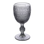 Set of 12 Goblets 210 ml in Colored Glass and Relief Work - Sunset Viadurini
