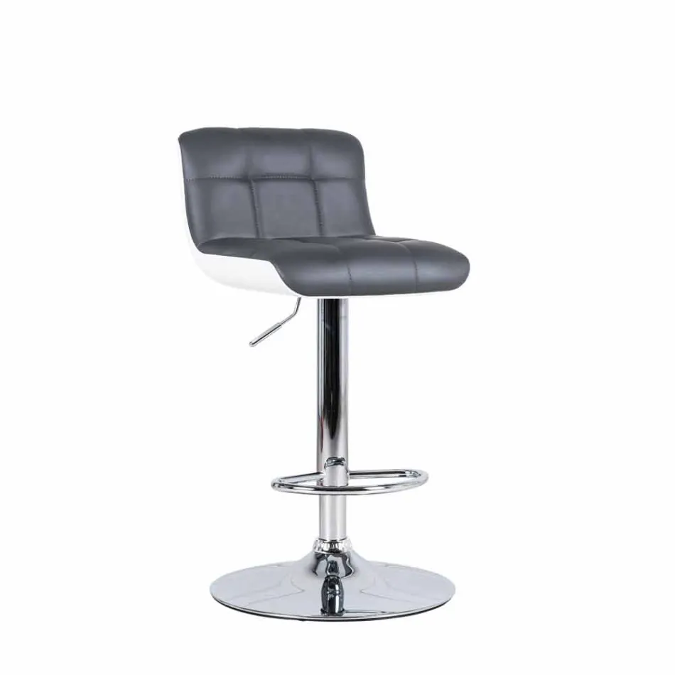 September 2 upholstered design stools, adjustable in height Ida Viadurini