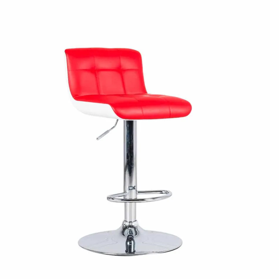 September 2 upholstered design stools, adjustable in height Ida Viadurini