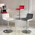 Set of 2 upholstered stools Ida, modern design
