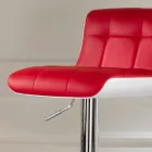 September 2 upholstered design stools, adjustable in height Ida Viadurini