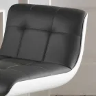 September 2 upholstered design stools, adjustable in height Ida Viadurini