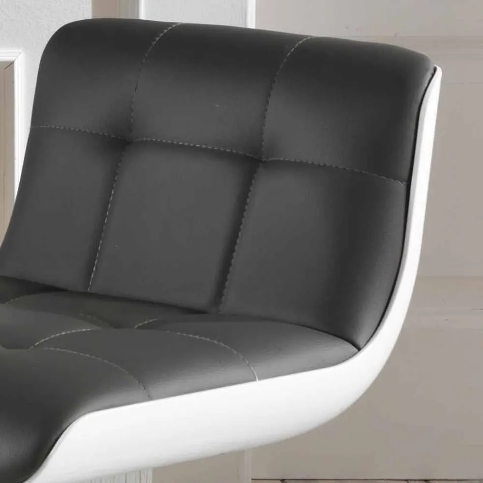 September 2 upholstered design stools, adjustable in height Ida Viadurini