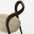 Set of 4 Elegant Solid Wood Dining Chairs, Made in Italy - Numa Viadurini