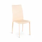 September 4 modern chairs Joy imitation leather, entirely covered Viadurini