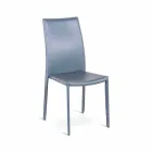September 4 modern chairs Joy imitation leather, entirely covered Viadurini